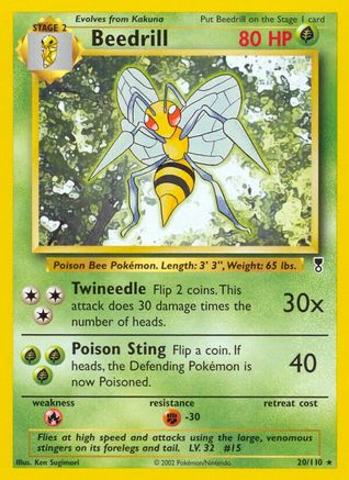 Beedrill 20/110 - Legendary Collection - Poke-Collect