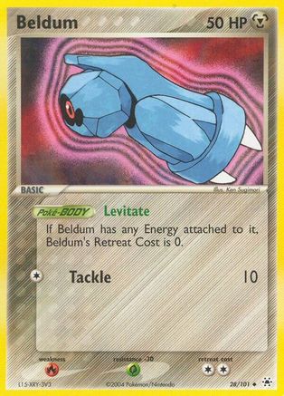 Beldum - 28/101 28/101 - Hidden Legends Reverse Holofoil - Poke-Collect