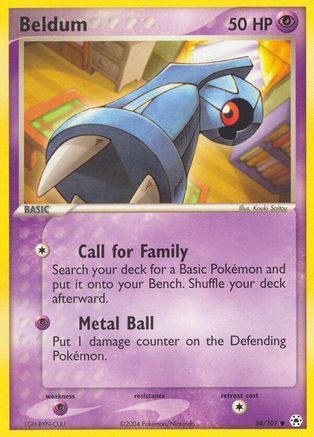 Beldum - 54/101 54/101 - Hidden Legends - Poke-Collect