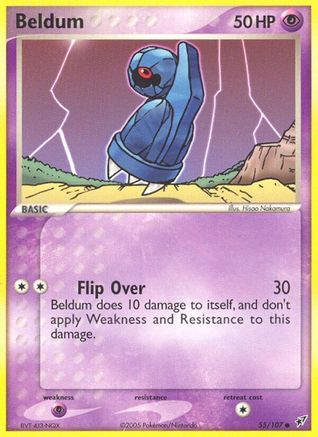 Beldum 55/107 - Deoxys Reverse Holofoil - Poke-Collect