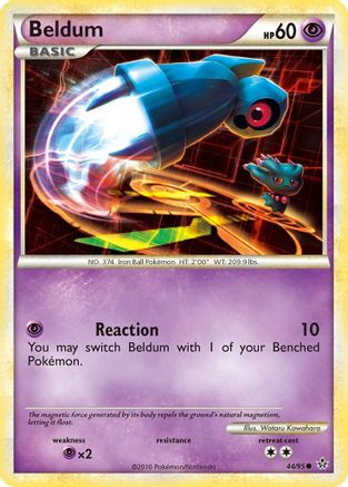 Beldum 44/95 - Unleashed Reverse Holofoil - Poke-Collect