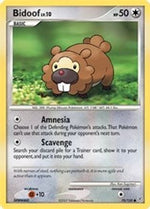 Bidoof 70/130 - Diamond and Pearl Reverse Holofoil - Poke-Collect