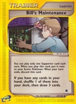 Bill's Maintenance 137/165 - Expedition - Poke-Collect