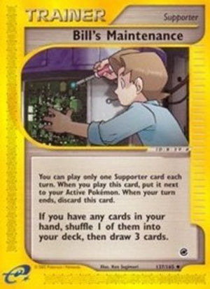 Bill's Maintenance 137/165 - Expedition Reverse Holofoil - Poke-Collect
