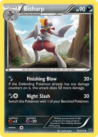 Bisharp (76) 76/101 - Noble Victories - Poke-Collect
