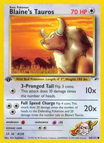 Blaine's Tauros 64/132 - Gym Heroes Unlimited - Poke-Collect