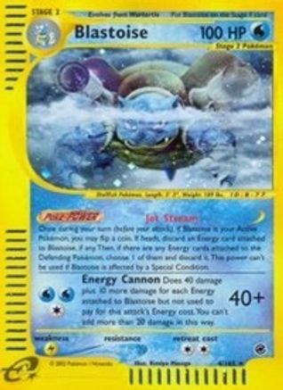 Blastoise (4) 4/165 - Expedition Reverse Holofoil - Poke-Collect