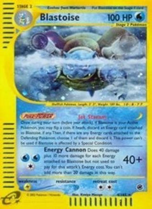 Blastoise (4) 4/165 - Expedition Reverse Holofoil - Poke-Collect