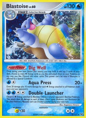 Blastoise 2/127 - Platinum Reverse Holofoil