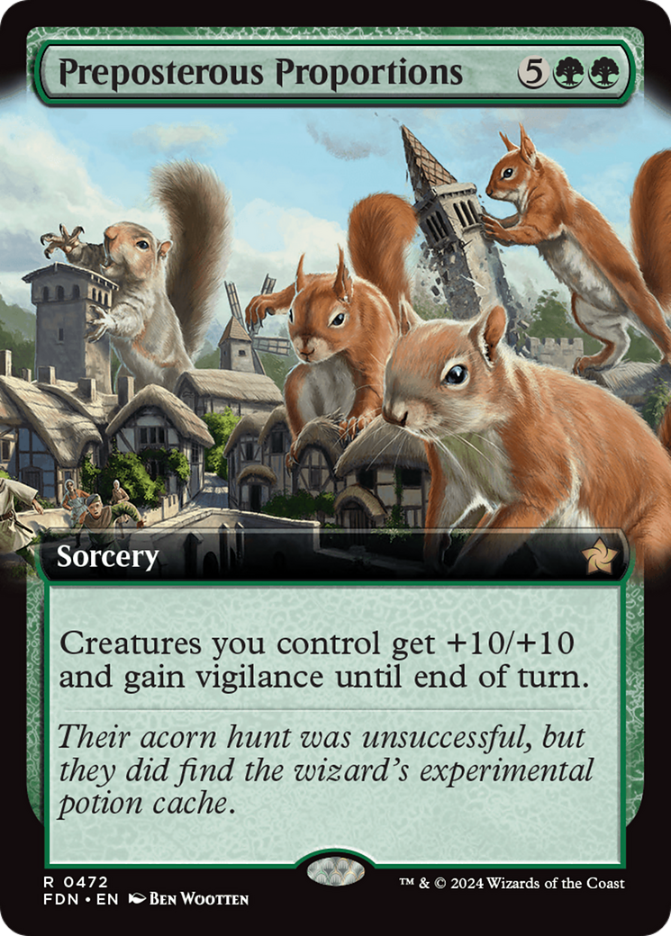 Preposterous Proportions (FDN-472) - Foundations: (Extended Art) - Poke-Collect