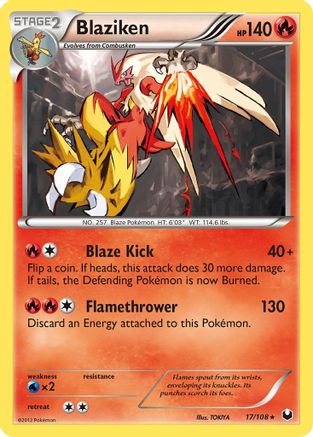 Blaziken 17/108 - Dark Explorers Holofoil - Poke-Collect