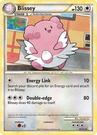 Blissey 36/123 - HeartGold SoulSilver Reverse Holofoil - Poke-Collect