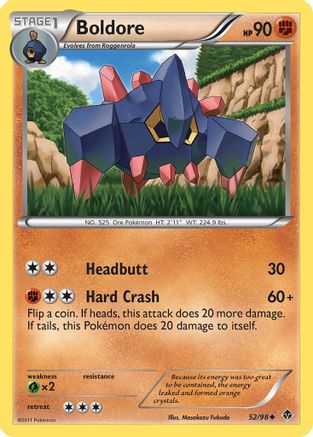 Boldore (52) 52/98 - Emerging Powers - Poke-Collect
