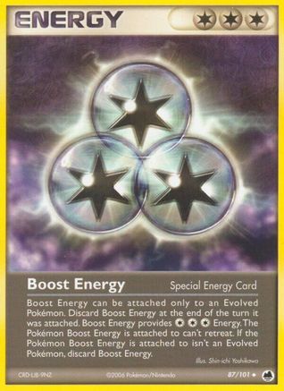 Boost Energy 87/101 - Dragon Frontiers Reverse Holofoil - Poke-Collect