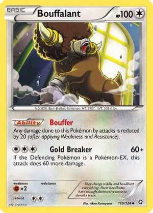 Bouffalant 110/124 - Dragons Exalted Reverse Holofoil - Poke-Collect