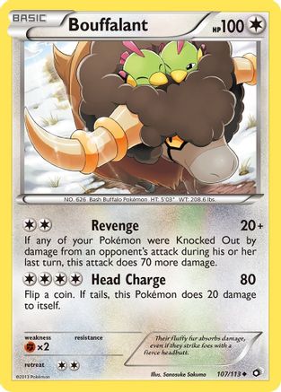 Bouffalant 107/113 - Legendary Treasures Reverse Holofoil - Poke-Collect