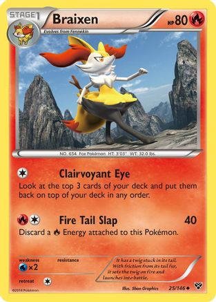 Braixen 25/146 - XY Base Set - Poke-Collect