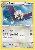 Braviary 112/124 - Dragons Exalted Reverse Holofoil - Poke-Collect
