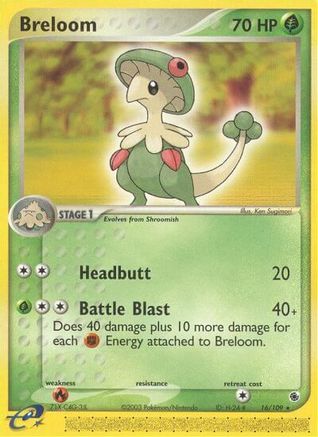 Breloom 16/109 - Ruby and Sapphire - Poke-Collect