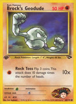 Brock's Geodude 68/132 - Gym Challenge 1st Edition - Poke-Collect