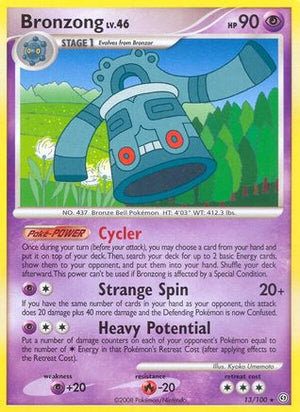 Bronzong 13/100 - Stormfront Reverse Holofoil