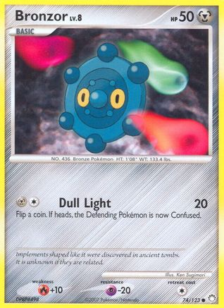 Bronzor 74/123 - Mysterious Treasures - Poke-Collect