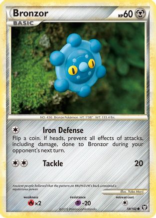 Bronzor 58/102 - Triumphant Reverse Holofoil - Poke-Collect