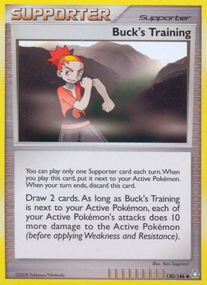 Buck's Training 130/146 - Legends Awakened Reverse Holofoil - Poke-Collect
