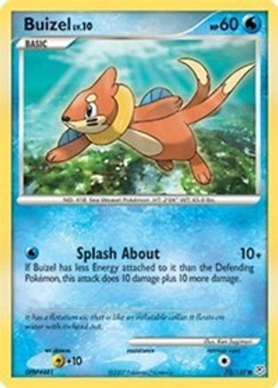 Buizel 72/130 - Diamond and Pearl Reverse Holofoil - Poke-Collect