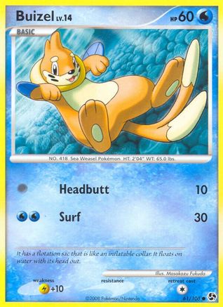 Buizel 61/106 - Great Encounters Reverse Holofoil - Poke-Collect
