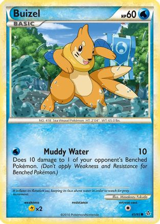 Buizel 45/95 - Unleashed Reverse Holofoil - Poke-Collect