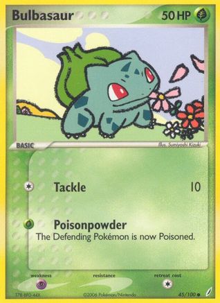 Bulbasaur - 045/100 45/100 - Crystal Guardians - Poke-Collect