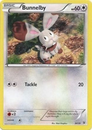 Bunnelby 30/39 - Kalos Starter Set - Poke-Collect