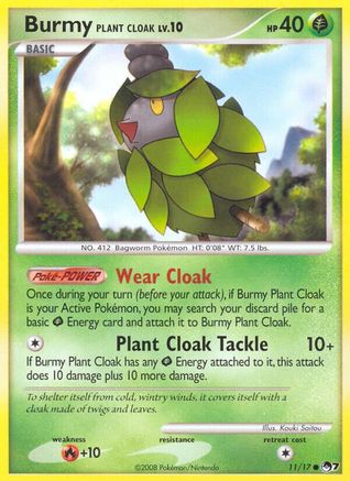 Burmy Plant Cloak 11/17 - POP Series 7 - Poke-Collect