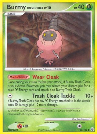 Burmy Trash Cloak 80/132 - Secret Wonders Reverse Holofoil - Poke-Collect