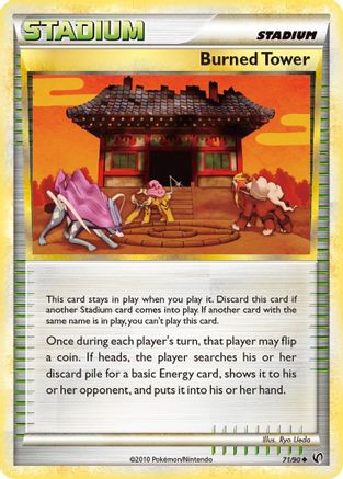 Burned Tower 71/90 - Undaunted Reverse Holofoil - Poke-Collect