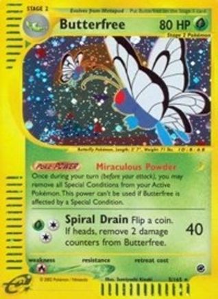 Butterfree (5) 5/165 - Expedition Holofoil - Poke-Collect