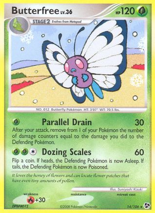 Butterfree 14/106 - Great Encounters - Poke-Collect