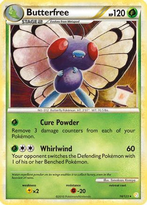 Butterfree 16/123 - HeartGold SoulSilver Reverse Holofoil - Poke-Collect