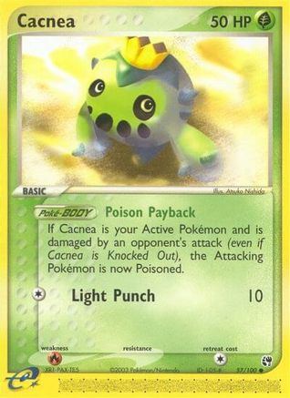 Cacnea - 57/100 57/100 - Sandstorm Reverse Holofoil - Poke-Collect
