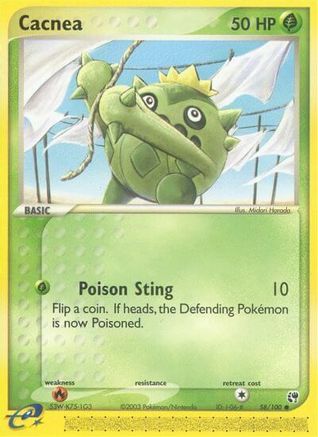 Cacnea - 58/100 58/100 - Sandstorm Reverse Holofoil - Poke-Collect