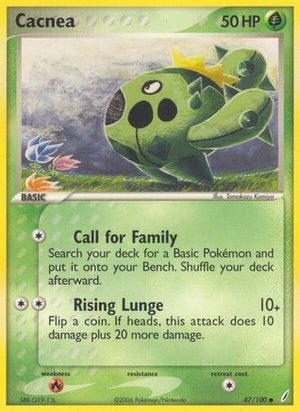 Cacnea 47/100 - Crystal Guardians - Poke-Collect