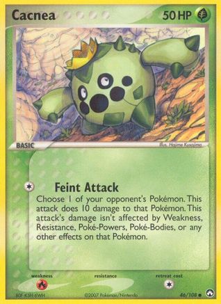 Cacnea 46/108 - Power Keepers Reverse Holofoil - Poke-Collect