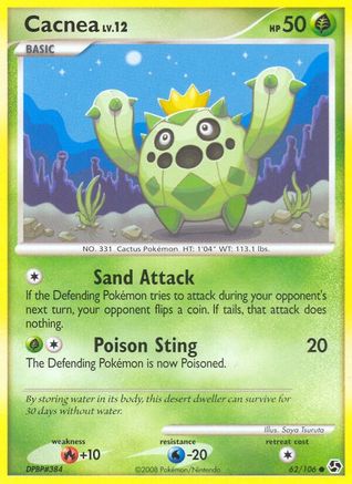 Cacnea 62/106 - Great Encounters - Poke-Collect