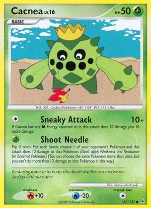 Cacnea 67/127 - Platinum Reverse Holofoil