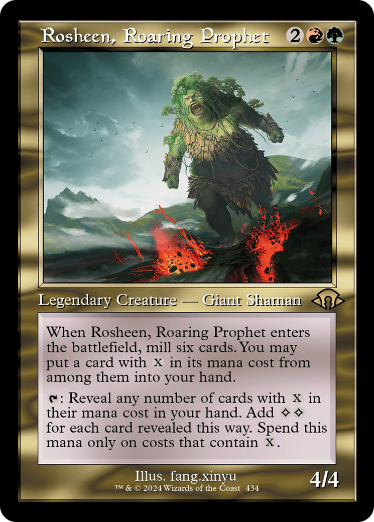 Rosheen, Roaring Prophet (Retro Frame) (MH3-434) - Modern Horizons 3 - Poke-Collect