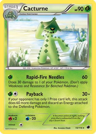 Cacturne 10/116 - Plasma Freeze - Poke-Collect