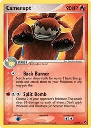 Camerupt - 4/107 (EX Deoxys) 4 - Deck Exclusives - Poke-Collect
