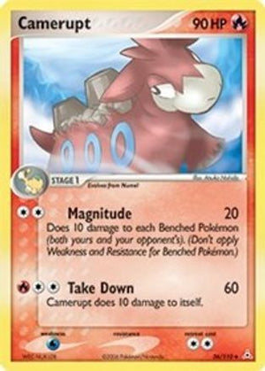 Camerupt 36/110 - Holon Phantoms Reverse Holofoil - Poke-Collect