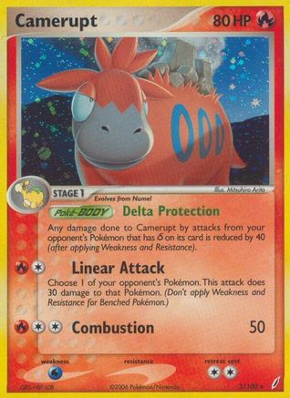 Camerupt 3/100 - Crystal Guardians Holofoil - Poke-Collect